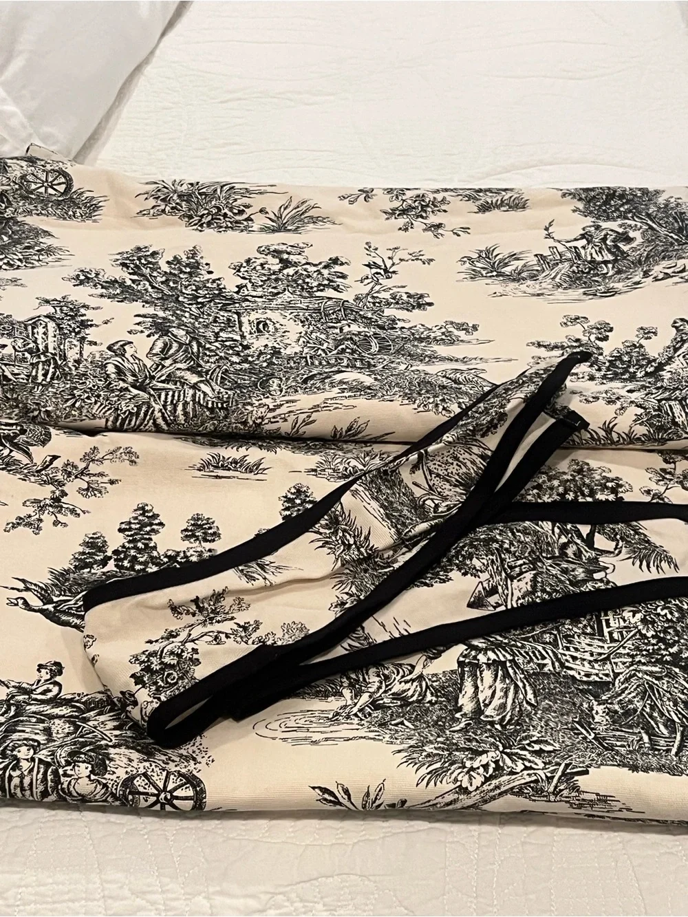 Toile French Country Curtains